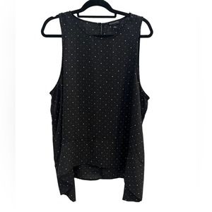 Banana Republic Polka Dot Sleeveless Top - Size XL